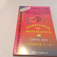 Olimpiadele de matematica 2000--2001 Clasele V-X TITU ADTEESCU --RF10/2