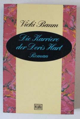 DIE KARRIERE DER DORIS HART , roman von VICKI BAUM , 1994 foto