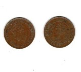 Ceylon 1942 - 1 cent, circulata