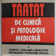 TRATAT DE CLINICA SI PATOLOGIE MEDICALA de ION ILINESCU , VOLUMUL II : DIGESTIV ...PATOLOGIE DIFICILA , 1994
