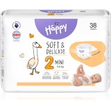 Bella Baby Happy Soft&amp;Delicate Size 2 Mini scutece de unică folosință 3-6 kg 38 buc