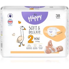Bella Baby Happy Soft&amp;Delicate Size 2 Mini scutece de unică folosință 3-6 kg 38 buc
