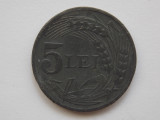 5 LEI 1942 ROMANIA, Europa