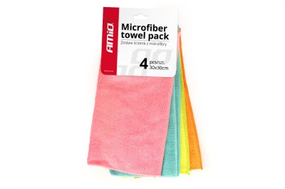 Set lavete microfibre 4 buc 30x30 cwash-02 foto