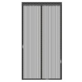 Plasa anti-insecte, cu inchidere magnetica, latime 80-100cm, inaltime 210-220cm, gri Household NewTrend