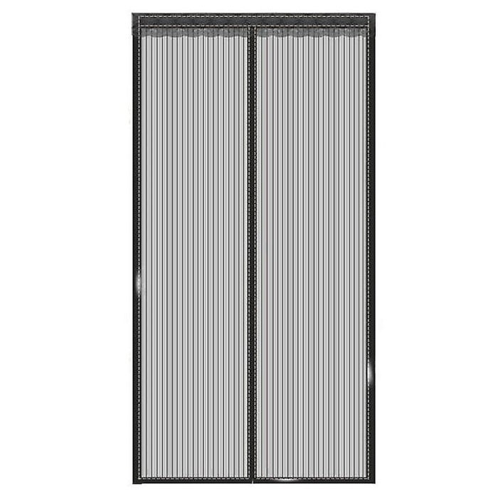 Plasa anti-insecte, cu inchidere magnetica, latime 80-100cm, inaltime 210-220cm, gri Household NewTrend