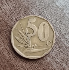 C50 - Moneda foarte veche - 50 centi - Africa de Sud - 1996