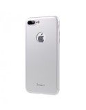 Cumpara ieftin Husa iPhone 7 Plus IPAKY Protectie Completa, Argintie, Plastic, Anti-zgarieturi, Carcasa