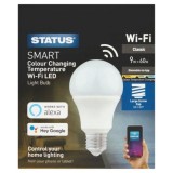 Cumpara ieftin Bec led, iluminare smart, temperatura lumina reglabila, E27, 9W, Gelux