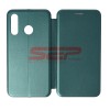 Husa Flip Cover Huawei P30 Lite, Round, Sea Green