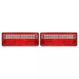 Set 2 lampi full led pentru camion/remorca 24v