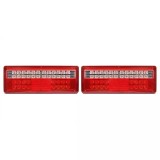 Set 2 lampi full led pentru camion/remorca 24v