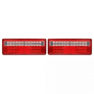 Set 2 lampi full led pentru camion/remorca 24v foto