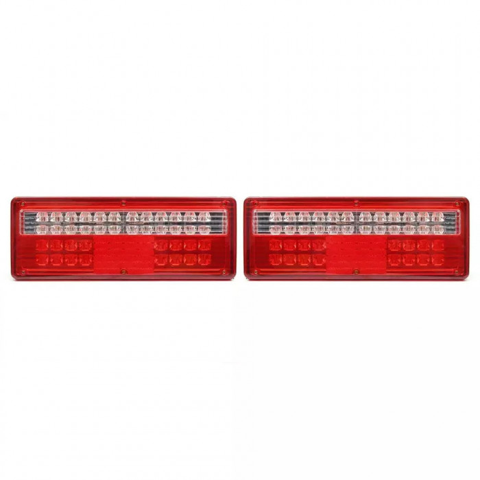 Set 2 lampi full led pentru camion/remorca 24v