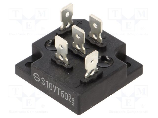Punte redresoare trifazat SHINDENGEN Urmax 600V 10A 170A THT