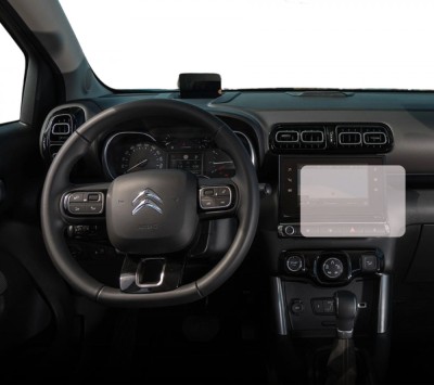 Folie de protectie display, Duragon, pentru Navigatie centrala Citroen C3 Aircross 2021-2024, din silicon foto