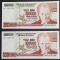 Turcia, 2 x 100.000 Lire 1970, UNC, Consecutive.