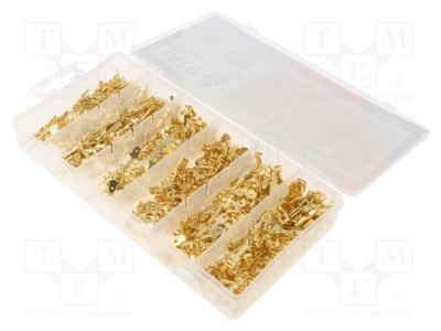 Set conectori crimpat neizolat 600 buc YATO foto