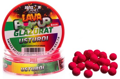 Pop Up SENZOR Lava Glazurat, Usturoi, 8mm, 30g foto