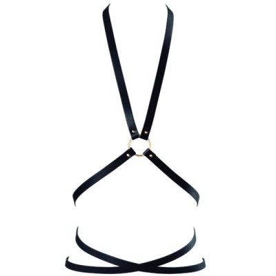 BIJOUX INDISCRETS MAZE - MULTI-WAY HARNESS BLACK foto