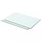 Gossi rafturi, 2 buc., 50 x 25 cm, panouri sticla transparenta
