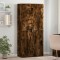 Gossi pantofar, stejar fumuriu, 80x39x178 cm, lemn prelucrat