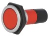 Lampă LED plată roșie 230V IP67 &Oslash;30mm Alamă
