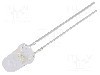 Dioda LED, 5mm, alb cald, 3000...4200mcd, 20mA, 2,9...3,4V, OPTOSUPPLY - OSMMD251A5A