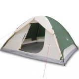 Cumpara ieftin Cort de camping cupola 6 persoane, verde, impermeabil