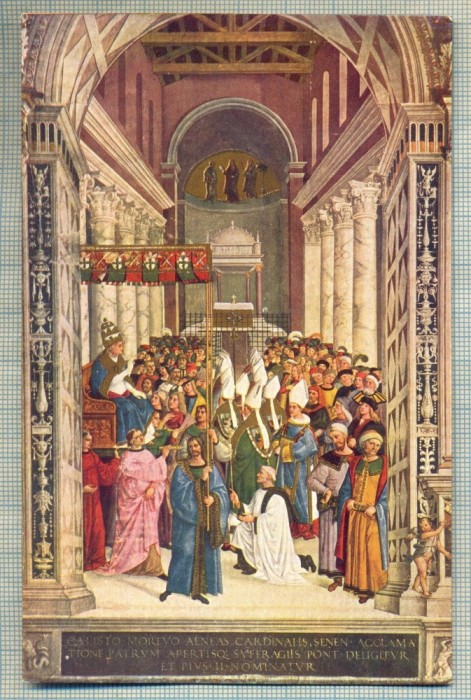 AD 325 C. P. VECHE RELIGIE-SIENA -LIBRERIA DEL DUOMO -PINTURICCHIO... - ITALIA