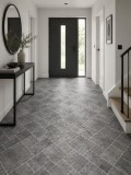 Cumpara ieftin Linoleum Rezidential Antiderapant Clasa 21, Belgia, Sand Stone 919, Suport Spuma, Grosime 2.3 mm, Imitatie Piatra, Gri, PVC, Latime 2m, Marime 200 x 2