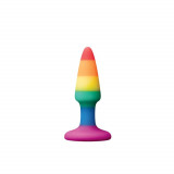 Cumpara ieftin Dop Anal Multicolor Colours - Pride Edition Mini, 9 cm, NS Toys