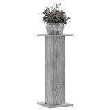 vidaXL Suporturi de plante 2 buc. gri sonoma 30x30x80cm lemn prelucrat 3307869