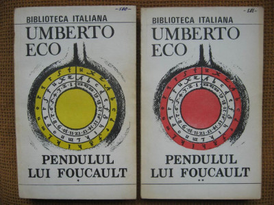 Umberto Eco - Pendulul lui Foucault (2 vol.) foto