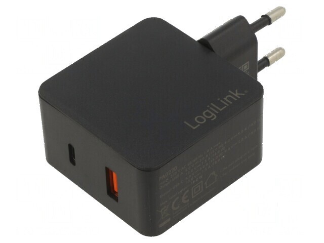 Alimentator plug-in 5VDC 3A 18W neagră