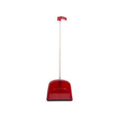 Faras Coada Rabatabila Zorex Clasic, 25x24.5x9 cm, Lungime Coada 69.5 cm, cu Lamela Cauciuc, Material Plastic, Culoare Rosie, Farase Coada Lunga, Fara