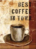 Magnet - Best Coffee in Town, Nostalgic Art Merchandising