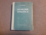 GEOMETRIE ANALITICA P S MODENOV