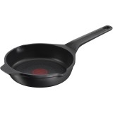 Tigaie Tefal Robusto, 20 cm, inductie, invelis antiaderent din titan, aluminiu turnat, indicator Thermo-Signal, margini turnare, maner lateral integra