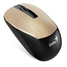 Mouse genius wireless nx-7015 2.4ghz optic 1600 dpi butoane/scroll 3/1 auriu categorie notebook si pc