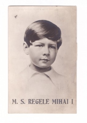 REGELE MIHAI COPIL -REGENTA-CARTE POSTALA ANII 20 ...