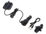 Transmițător FM microSD USB negru 1,2m