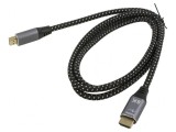 Cablu HDMI 2.1 Textil 1,5m Negru