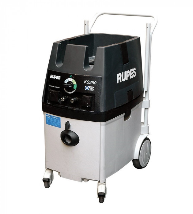 Aspirator Profesional Electropneumatic Mobil Rupes KS260EPN, 65L