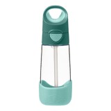 Cana din tritan cu pai, 12 luni+, Verde, 450 ml, B.Box