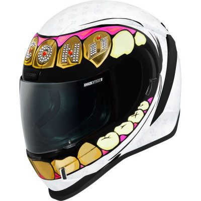 MBS Casca integrala ICON AIRFORM GRILLZ, negru/auriu/roz/alb, XL, Cod Produs: 010113334PE foto