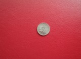 FRANTA - Moneda istorica 50 CENTIMES 1919 ( 2,5 grame Argint 0,835 ) - AUNC