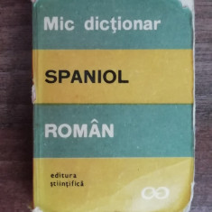 myh 421D - Maria Radovici - Mic dictionar Spaniol - Roman - ed 1968