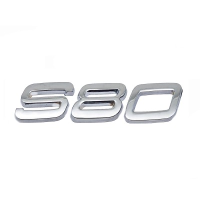 Emblema S80 spate portbagaj Volvo foto