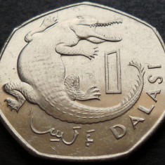 Moneda exotica 1 DALASI - GAMBIA, anul 2008 * cod 3987 B